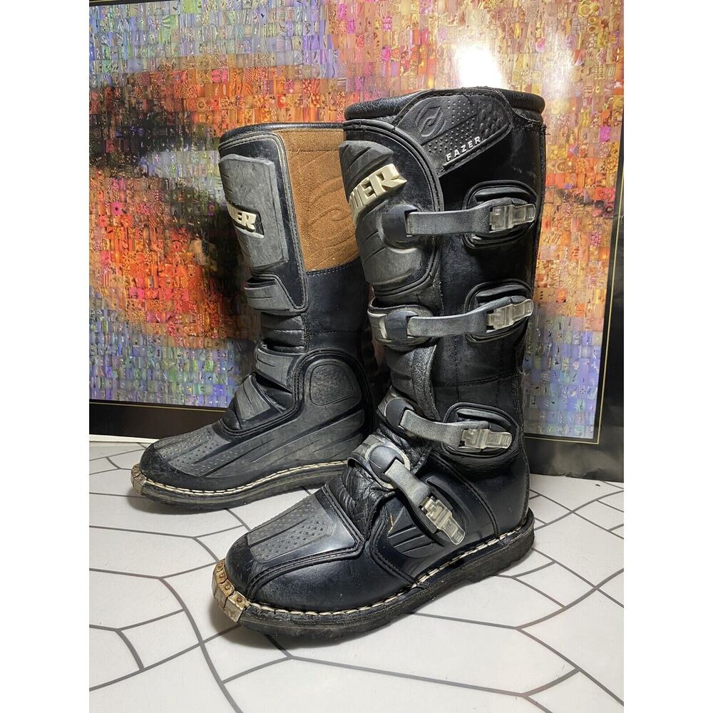 Heavy Duty ANSWER Motorcycle Boots Adult Size 8 - Picture 8 of 13